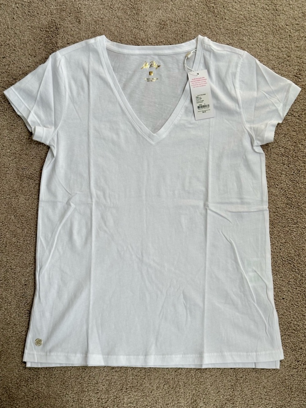 Lilly Pulitzer Meredith Tee—Resort White